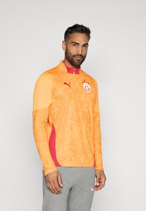 GSK TRAINING 1/4 ZIP TOP - Ρούχα για κλαμπ - intense orange/red rhythm