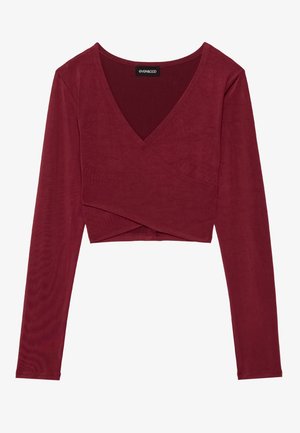 Even&Odd Langarmshirt - bordeaux