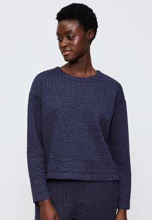 COZY COMFORT - Pyjamasöverdel - blue dark combination