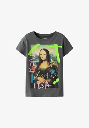 Majica kratkih rukava s printom - lava smoke