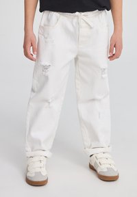 Terranova Jeans baggy - bianco ottico