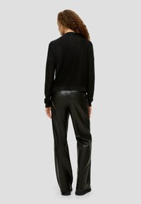 QS Strickjacke - schwarz