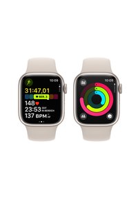 Apple APPLE WATCH SERIES 9 GPS 41MM S/M - Smartwatch - starlight aluminium case/starlight sport band