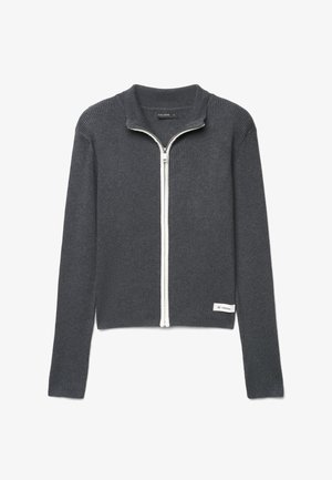 Calliope, MAGLIA TINTA UNITA - Gilet - grigio antracite melange