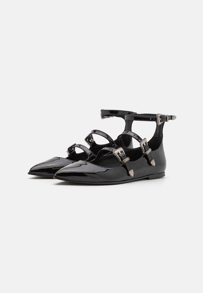 The Kooples CHAUSSURES - Baletkurpes ar siksniņu ap potīti - black
