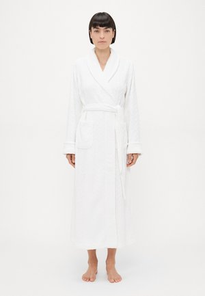 SO SOFT SHAWL COLLAR LONG ROBE - Badekåpe - white