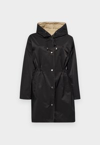 REVERSIBLE HOODED ANORAK - Parka - black/birch tan