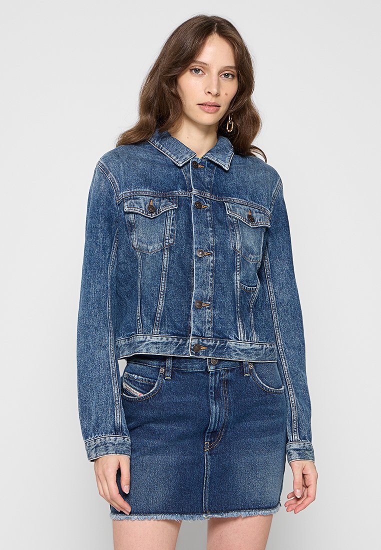 Diesel Spijkerjas blauw denim/bluedenim