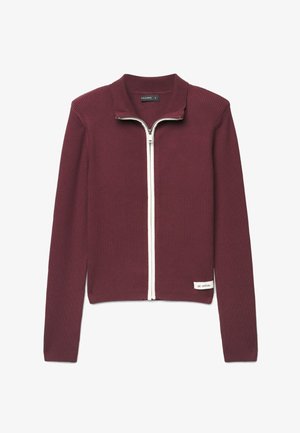 Calliope, MAGLIA TINTA UNITA - Strickjacke - prugna