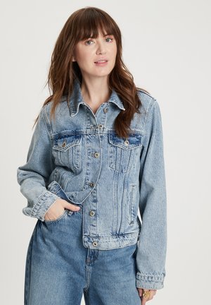 Cross Jeans, KURZ - Giacca di jeans - light blue