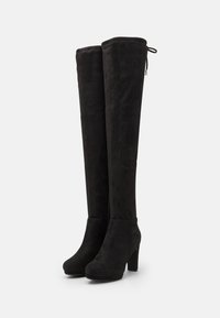 Anna Field Wide Fit Botas acima do joelho - black