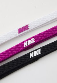 Nike Performance HEADBANDS 2.0 3 PACK - Andre accessories - white/hot fuchsia