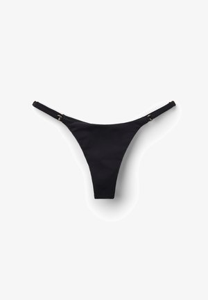 Calzedonia, PREMIUM FIT THONG - Bikinibukser - black