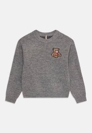 KOGTEDDY PULLOVER - Strickpullover - medium grey melange
