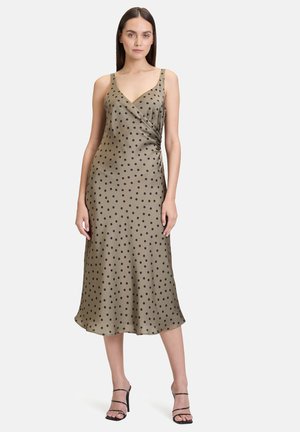 MIT PRINT - Cocktailkleid/festliches Kleid - khaki schwarz