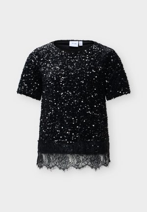 VILA, VIBELIEVE LACE - Blouse - black