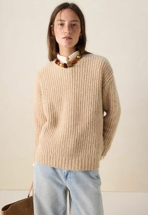 CHUNKY - Strickpullover - beige
