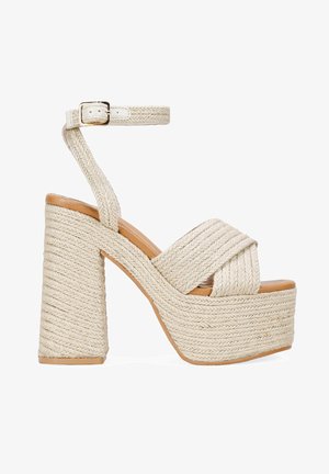 Bosanova, Plateausandalette - beige