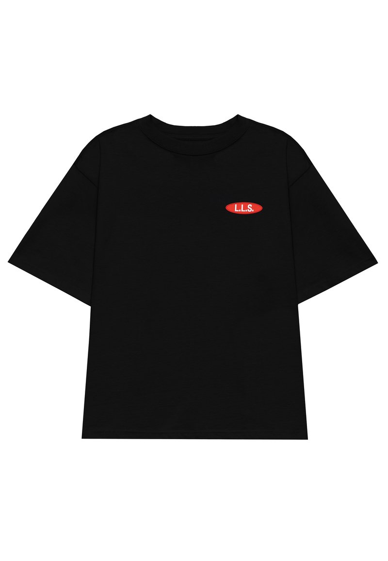 LOW LIGHTS STUDIOS® T-shirt print zwart