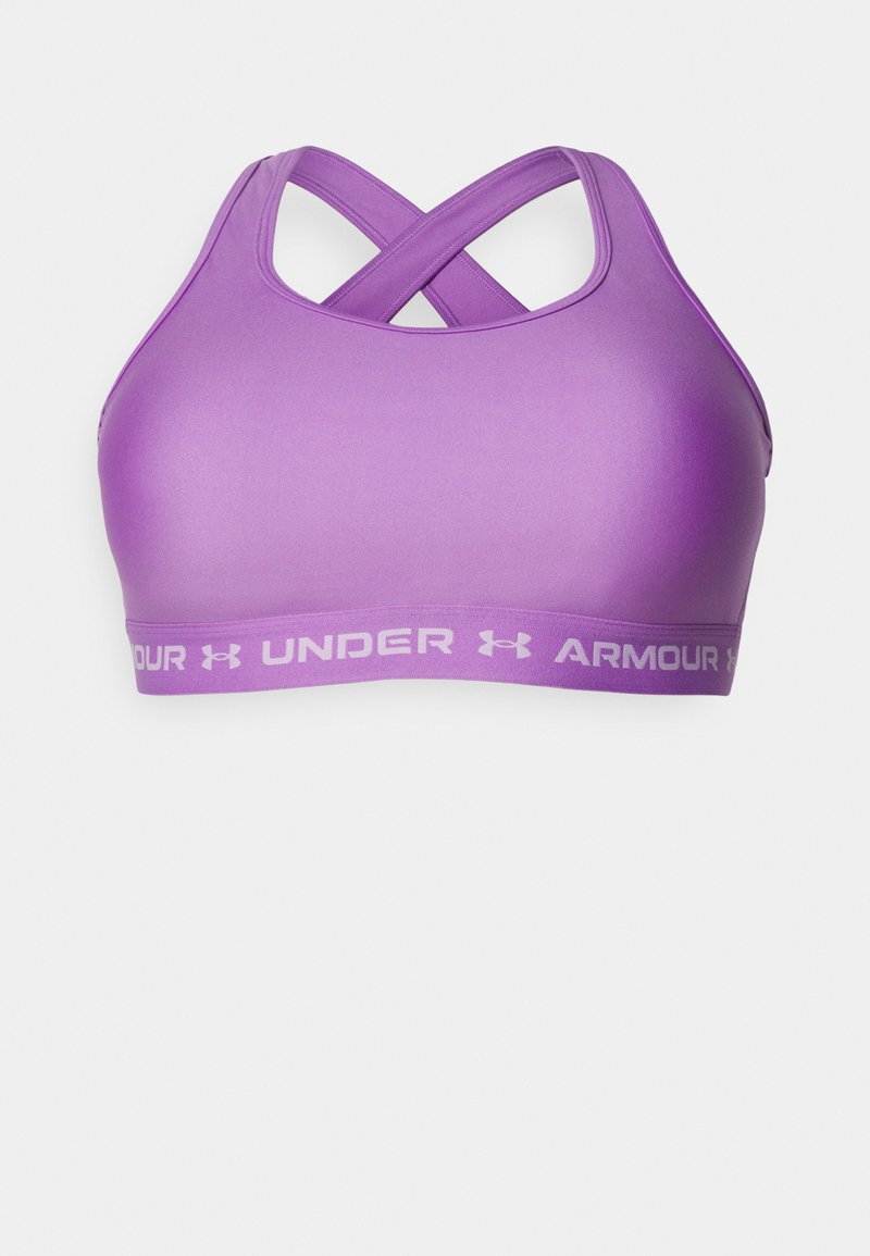 Under Armour CROSSBACK MID BRA - Športni modrček s srednjo podporo - provence purple/purple ace