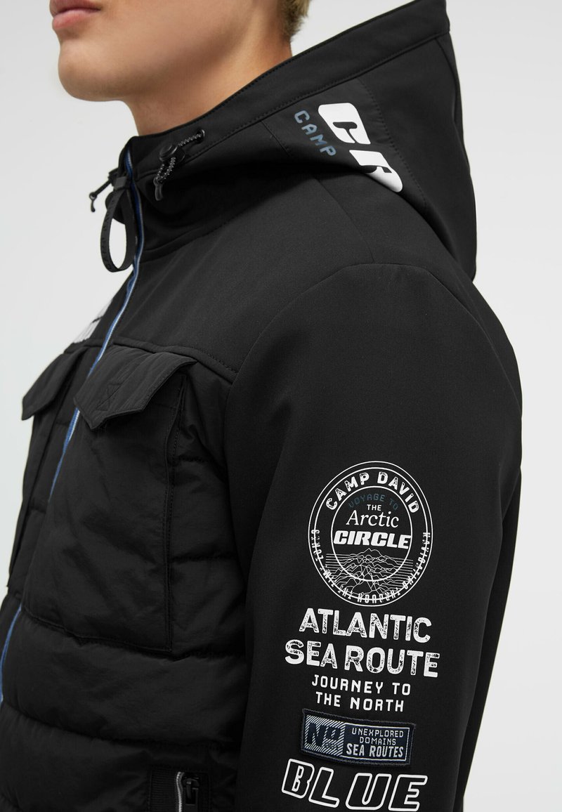 Winter Camp David Softshell Camp David MIT RÜCKEN-PRINT Winter