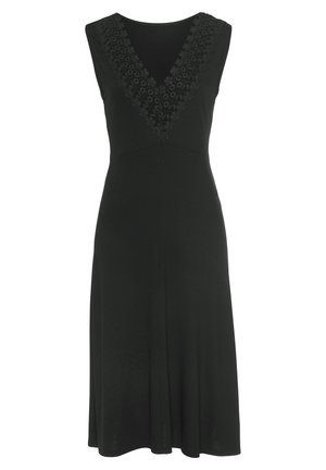 Jerseykleid - schwarz