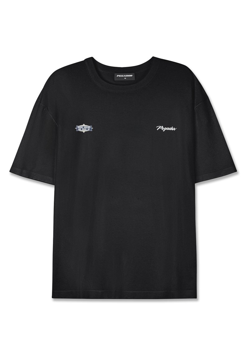 Pegador T-shirt print zwart