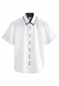 Next TRIMMED REGULAR FIT - Vapaa-ajan kauluspaita - white double collar