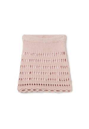 Stefanel OPENWORK - Minirock - light pink