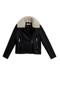 Mango Kids SANDY - Jacka i konstläder - black