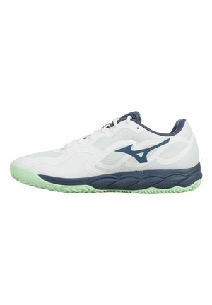 WAVE ENFORCE CC - Clay court tennis shoes - white vintage indigo neo mint