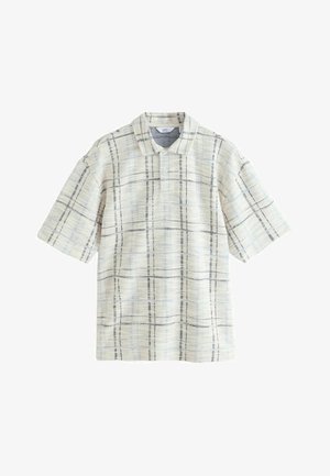 Next, REGULAR FIT - TEXTURED SHORT SLEEVE POLO SHIRTS . - Polokošeľa - ecru craft
