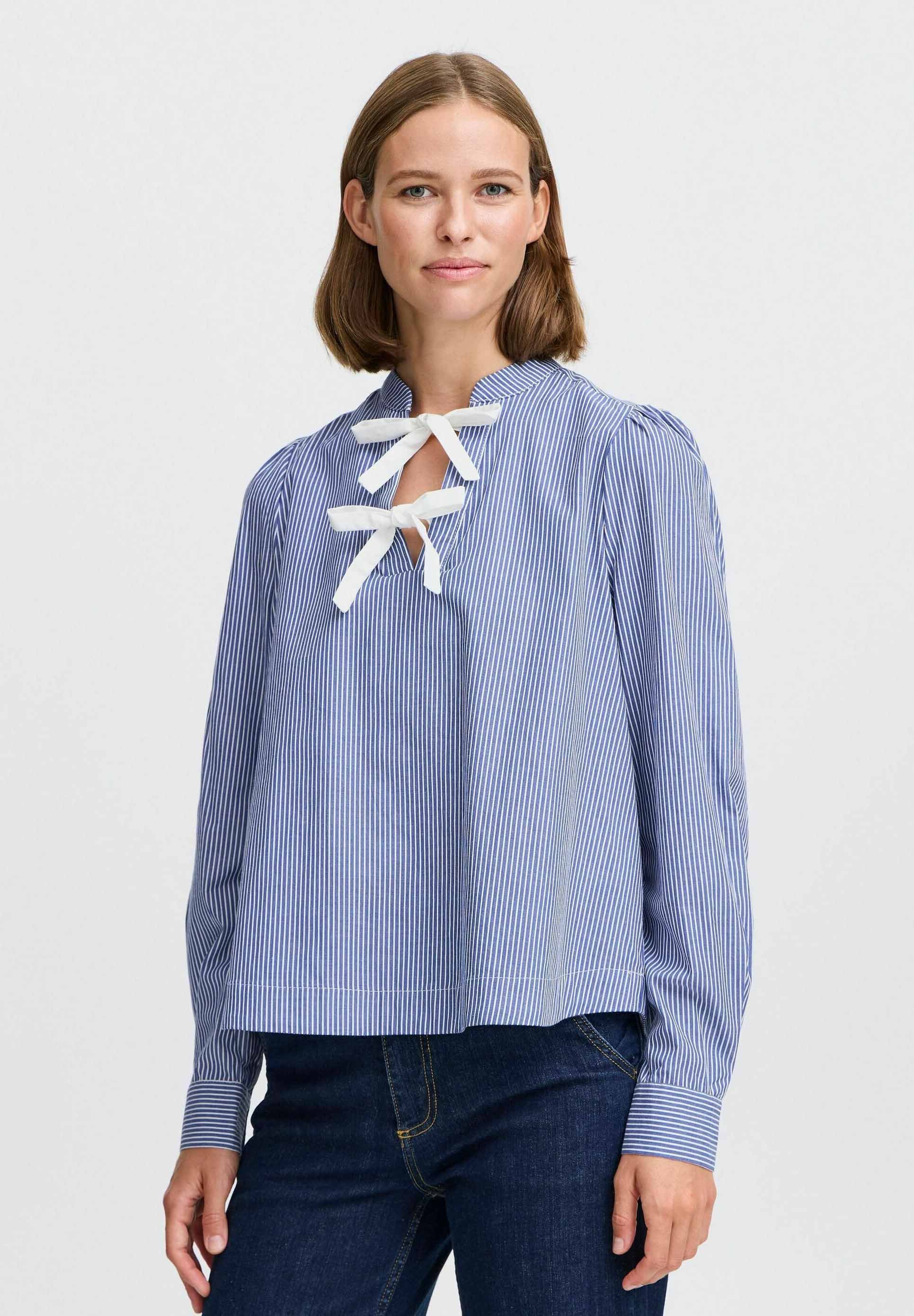売れ筋商品|||ビーヤング シャツ レディース トップス BYIBIS - Blouse - deep ultramarine mix b.young BYIBIS - Blouse - deep ultramarine mix/blauw