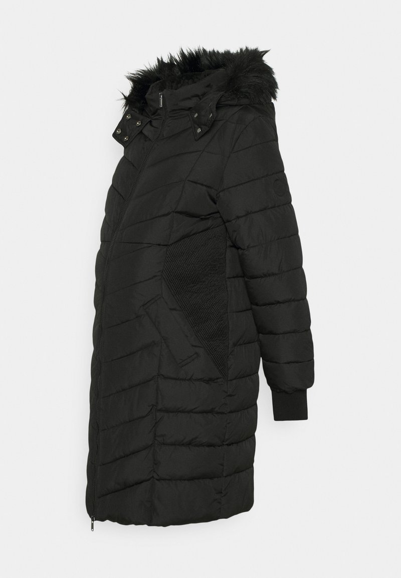 Seraphine Wintermantel zwart