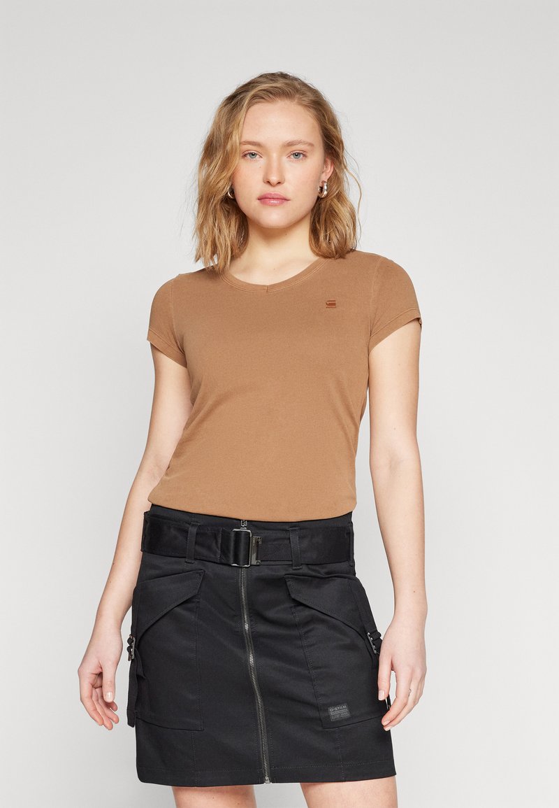 G-STAR EYBEN - Basic póló - beige