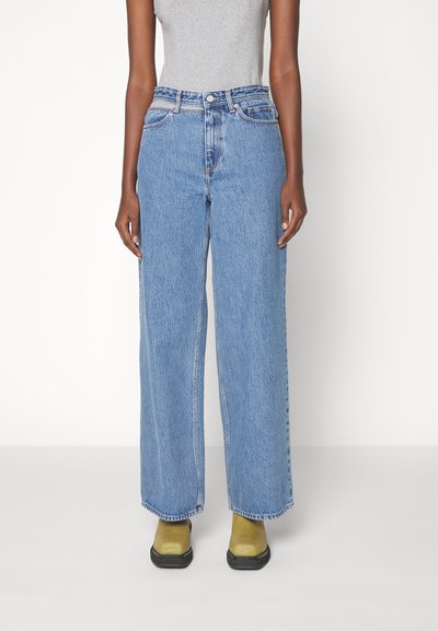 Won Hundred Τζιν χαλαρής εφαρμογής - cut out blue