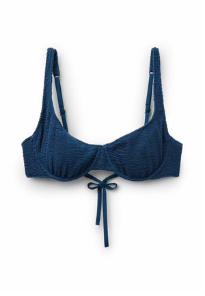 Calzedonia, CRINKLE WAVES   . - Bikinitop - blue