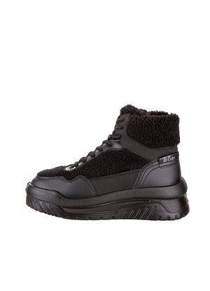 Stivaletti con plateau - black