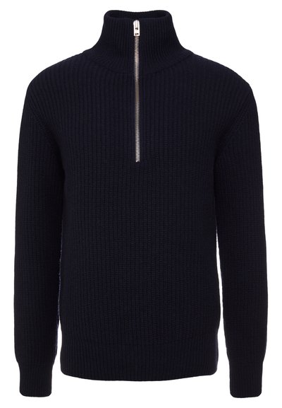 CLOSED ZIPPED JUMPER - Jumper - dark night