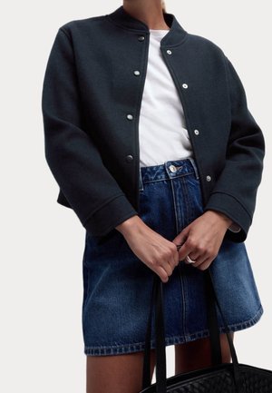 Giubbotto Bomber - mottled dark blue