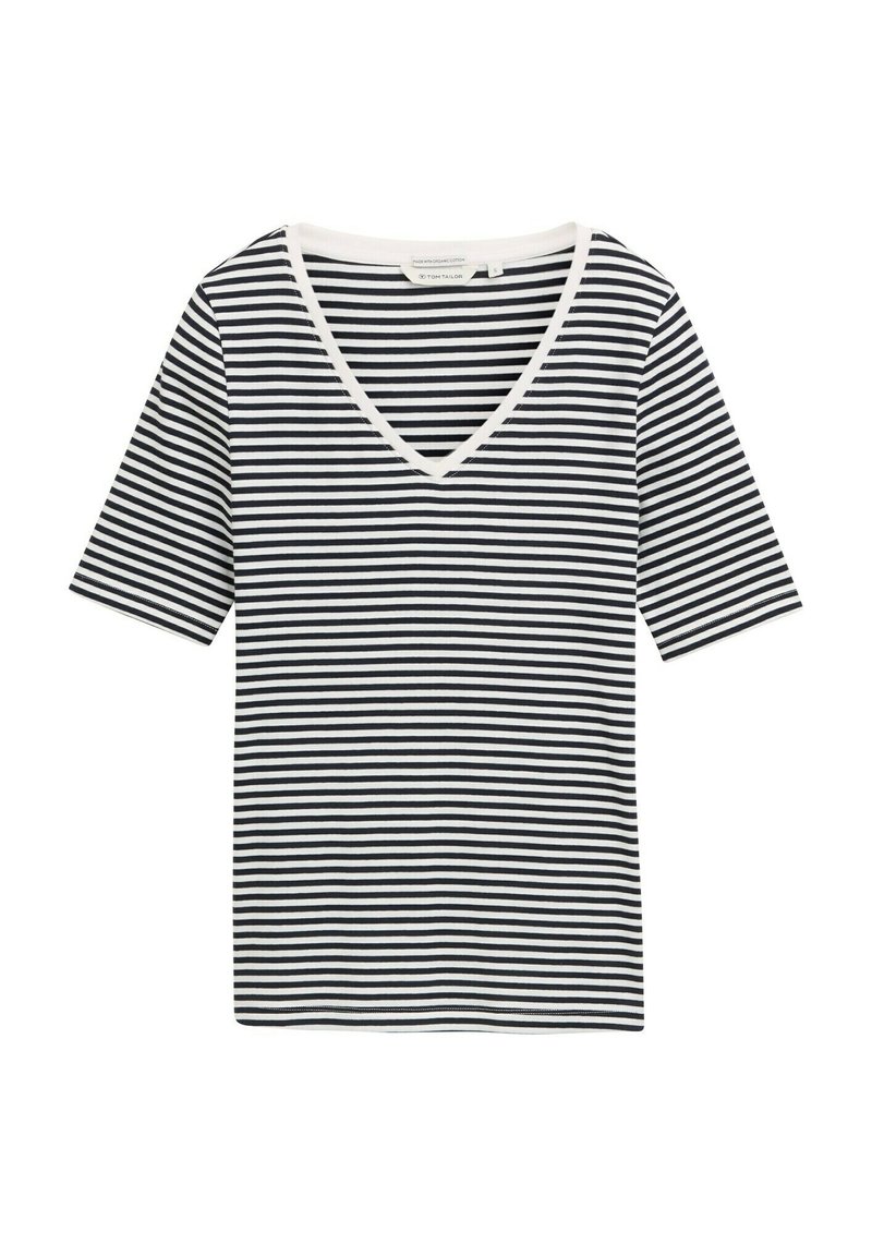 Tom Tailor T-shirt print donkerblauw