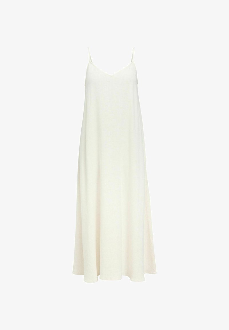 40 Sandshell Object MAXIKLEID V-AUSSCHNITT TRÄGER - Day dress - sandshell/off-white ...