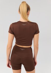 Even&Odd active Sports T-shirt - dark brown