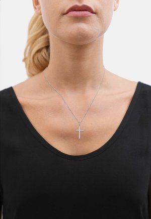 Elli RELIGIOUS CROSS - Halskette - sliver-coloured