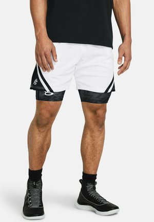 Under Armour CURRY MESH - Spordišortsid - white