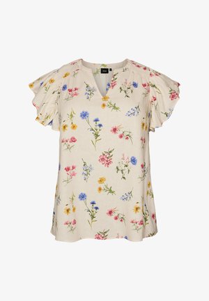 Zizzi, Bluse - beige