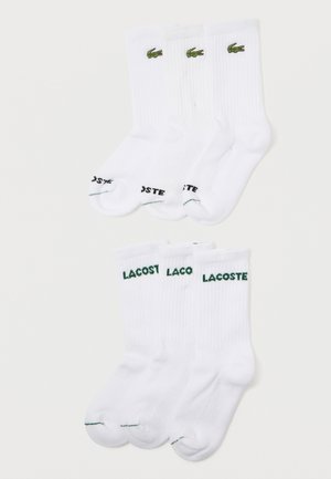 CREW SOCK 6 PACK UNISEX - Čarape - blanc