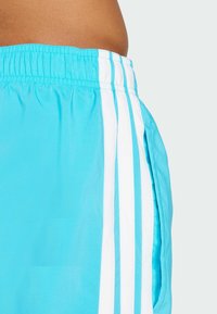 adidas Sportswear 3-STRIPES 8-INCH - Kupaće hlače - lucid cyan   white