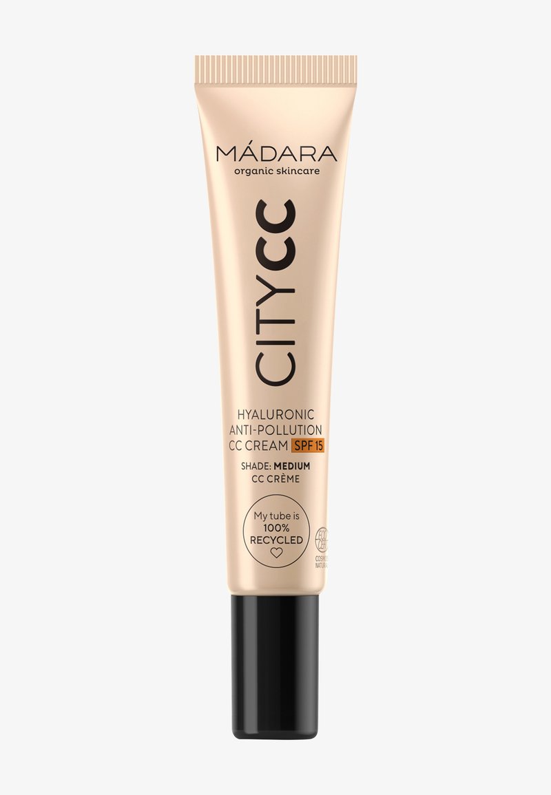 MÁDARA - CITY CC HYALURONIC ANTI-POLLUTION CC CREAM SPF 15, LIGHT - CC cream - medium beige, Förstora