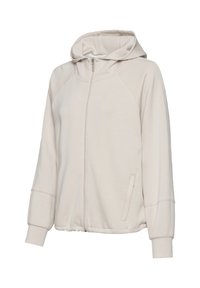 Zip-up sweatshirt - beige